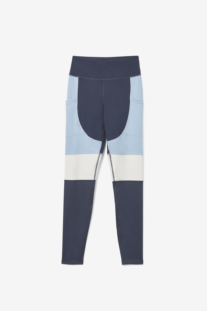 Fila Legging Womens Blue - Power Tight - Philippines 5412976-VZ